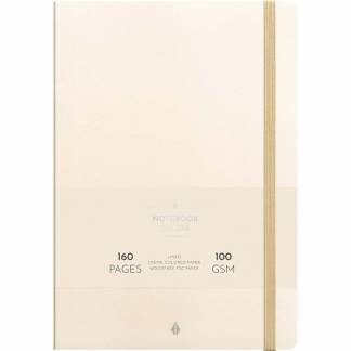 Notesbog, Mayland, B5, beige, 176x250mm
