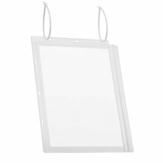 Infolomme, Durable transparent, KABELBINDERE, vandt&aelig;t, 210 x297mm pakke a 5 stk