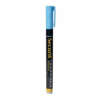 Chalkmarker, Securit, ORIGINAL, 1-2MM Rund spids, bl&aring;, SMA100-BU