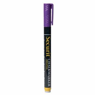 Chalkmarker, Securit, ORIGINAL, 1-2MM Rund spids, lilla, SMA100-VT
