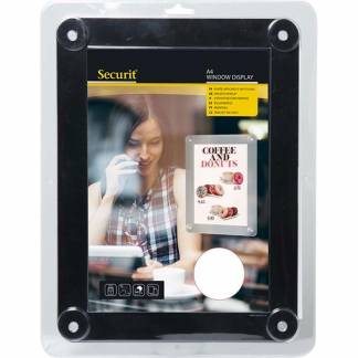 Window poster frame, Securit, sort, A4