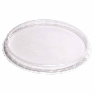 L&aring;g t/plastbakke, F&aelig;rch, P 2325-80T Rund, &Oslash; 105, h&oslash;jde 8 pp, transparent, pakke a 100 stk F&oslash;devaregodkendt