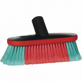 Autob&oslash;rster, Vikan Brush with water flow, sortx230mm