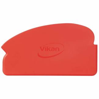 Skraber, Vikan Hand squeegee w/minim handle, r&oslash;d 2mmx165mm