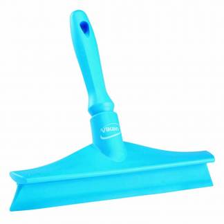 Skraber, Vikan Table squeegee w/mini handle, bl&aring; 245mmx50mm