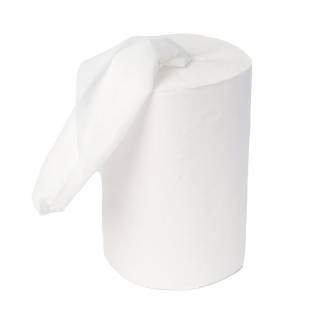 Aft&oslash;ringsrulle, Cleanline, S, 1 lag hvid 205mm x 108.00m, kasse a 12 ruller