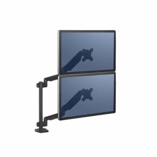 Monitorarm, Fellowes, sort