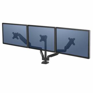 Monitorarm, Fellowes, sort