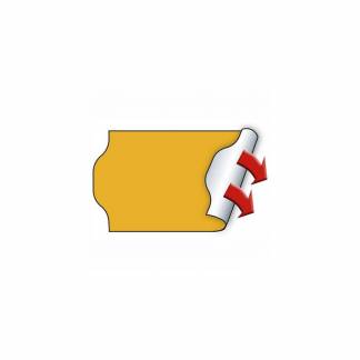 Prisetiket, Meto, Permanent 32x19mm neon orange, pakke a 10 stk