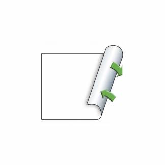 Prisetiket, Meto, Non.Perm. 29x28mm hvid, pakke a 5 stk