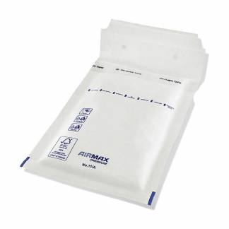 Boblepose, 11/A, 120 x 175 mm indre dim: 165 x 100 mm, Kort side &aring;ben peel&seel, Skr&aelig;l og forsegl, hvid v&aelig;gt: 0.014 kg, pakke a 200 stk palle a 36 kartoner, palle a 36 kartoner FSC Mix Credit