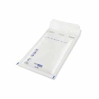 Boblepose, 12/B, 140 x 225 mm indre dim: 215 x 120 mm, Kort side &aring;ben peel&seel, Skr&aelig;l og forsegl, hvid v&aelig;gt: 0.018 kg, pakke a 200 stk palle a 24 kartoner, palle a 24 kartoner FSC Mix Credit