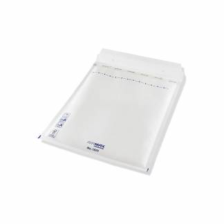 Boblepose, 18/H, 290 x 370 mm indre dim: 360 x 270 mm, Kort side &aring;ben peel&seel, Skr&aelig;l og forsegl, hvid v&aelig;gt: 0.063 kg, pakke a 100 stk palle a 16 kartoner, palle a 16 kartoner FSC Mix Credit