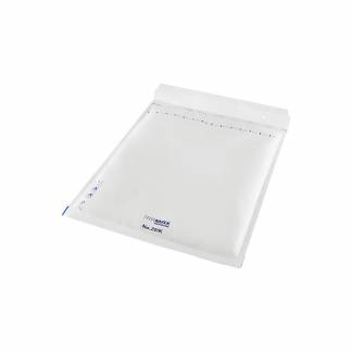 Boblepose, 20/K, 370 x 480 mm indre dim: 470 x 350 mm, Kort side &aring;ben peel&seel, Skr&aelig;l og forsegl, hvid v&aelig;gt: 0.102 kg, pakke a 50 stk palle a 16 kartoner, palle a 16 kartoner FSC Mix Credit