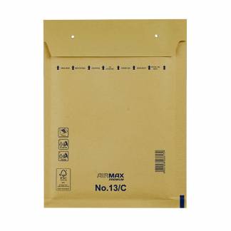 Boblepose, 13/C, 170 x 225 mm indre dim: 215 x 150 mm, Kort side &aring;ben peel&seel, Skr&aelig;l og forsegl, brun v&aelig;gt: 0.021 kg, pakke a 100 stk palle a 40 kartoner, palle a 40 kartoner FSC Mix Credit