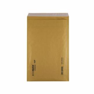 Boblepose, Boblekuvert, 240 x 350 mm Kort side &aring;ben, brun, v&aelig;gt: 0.046 kg pakke a 100 stk, palle a 18 kartoner FSC Mix Credit