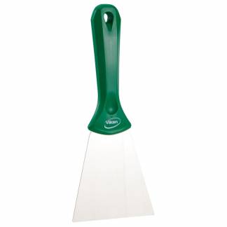 Skraber, Vikan Stainless Steel Hand Scraper, gr&oslash;n 100mmx235mm