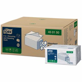 Industriaft&oslash;ring ark, Tork, W8, 1 lag hvid 300mmx385mm, kasse a 360 ark FSC Mix Credit