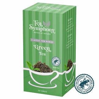 Te, Symphony, Gr&oslash;n tea, pakke a 20 stk