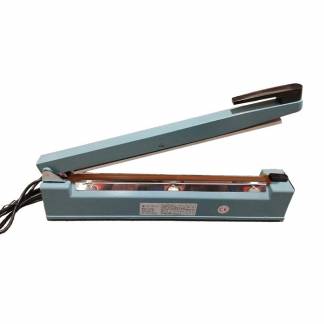 Impulssvejser, Bordmodel til manuel brug, Impulsforsegling arbejdsbredde: 300.0 mm, til PE-folie galvaniseret st&aring;l, bl&aring;, 220 v v&aelig;gt: 3.100 kg