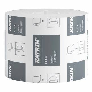 Toiletpapir Jumbo, Katrin, Katrin System Katrin System, 2 lag, hvid x 85.00m kasse a 36 ruller