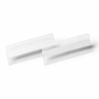 Lagerlomme, Durable 38x100, selvkl&aelig;bende, transparent