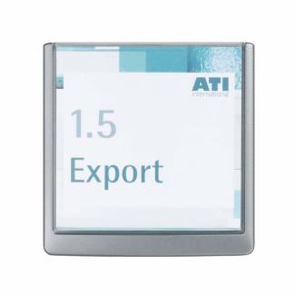 Skilt, Durable Click Sign, 149x148,5mm grafit