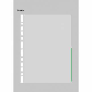 Signallomme, BNT Bnt/Office gr&oslash;n, 210x297mm, pp pakke a 100 stk