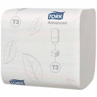Toiletpapir Ark, Tork, Advanced, Bulk 2 lag, tissue, hvid 110mm, &aelig;ske a 9072 ark FSC Recycled Credit