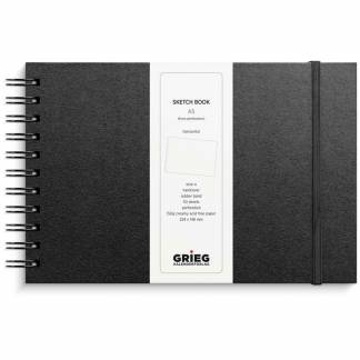 Skriveunderlag, Mayland, A5, 148x210mm sort,