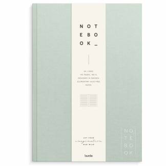 Notesbog, Mayland Deluxe, A4, gr&oslash;n, 210 x297mm, 100g/m2, FSC Mix Credit