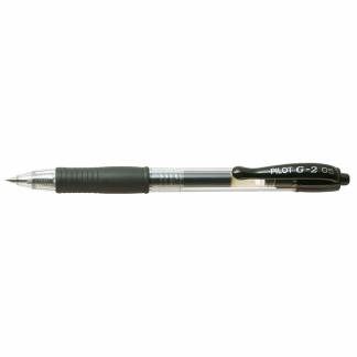 Gelpen, Pilot G2, FINE, sort s&aelig;t af 20 stk