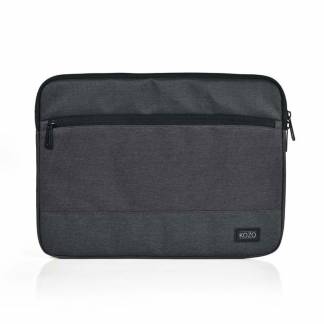 Sleeve, KOZO Charcoal, L:395mm x B:285mm x H:25mm RPET, gr&aring;