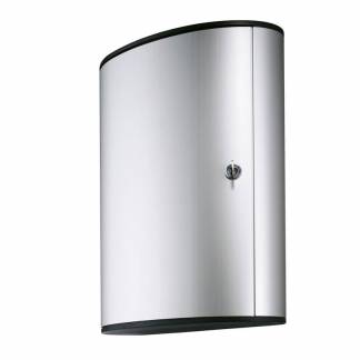 N&oslash;gleskab, Durable KEY BOX, 302x280 x118mm, til 54 n&oslash;gler, aluminium/gr&aring;