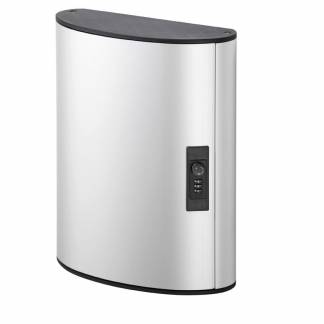 N&oslash;gleskab, Durable KEY BOX CODE, 302x400 x118mm, med kode til 48 n&oslash;gler aluminium/gr&aring;