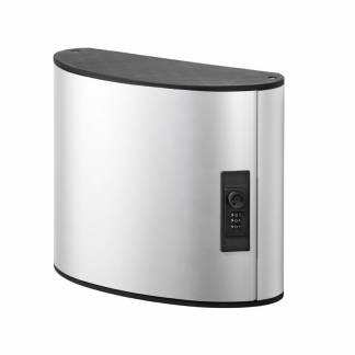 N&oslash;gleskab, Durable KEY BOX CODE, 302x280 x118mm, med kode til 54 n&oslash;gler aluminium/gr&aring;