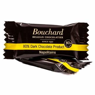 Chokolade, Bouchard, Dark 80\% Flowpack pakke p&aring; 1 kg