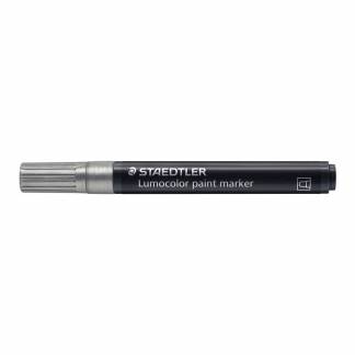 Paintmarker, Staedtler Lumocolor, 349-11 Rund, silver, 349-81
