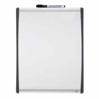 WB tavle m/buet ramme hvid 33,5x28cm