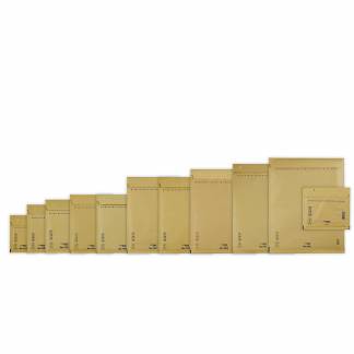 Boblepose, 20/K, 370 x 480 mm indre dim: 470 x 350 mm, Kort side &aring;ben peel&seel, Skr&aelig;l og forsegl, brun v&aelig;gt: 0.102 kg, pakke a 50 stk palle a 16 kartoner, palle a 16 kartoner FSC Mix Credit