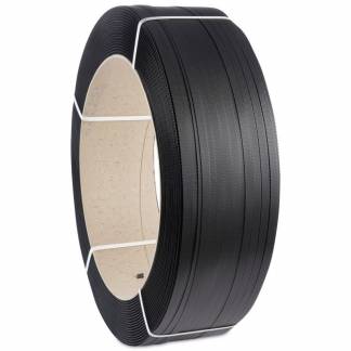 Strapb&aring;nd, Master'in Performance, pp 12.00 x 0.630 mm x 2100.00 m kernediameter: 280 mm, sort brudstyrke op til 146 kg rullev&aelig;gt: 7.49 kg, kasse a 2 ruller palle a 48 ruller