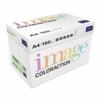 Image, Coloraction, Forest/Pastel Green Kopipapir, tr&aelig;fri ECF, 160g/m2, 210mm x 297mm, A4, Smal bane, pakke a 250 ark FSC Mix Credit EU-milj&oslash;m&aelig;rke