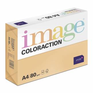 Image, Coloraction, Acapulco/N&eacute;on orange Kopipapir, tr&aelig;fri ECF, 80g/m2, 210mm x 297mm, A4, Smal bane, pakke a 500 ark FSC Mix Credit EU-milj&oslash;m&aelig;rke