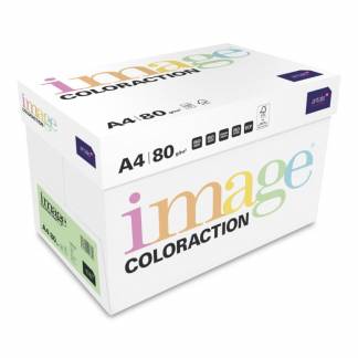 Image, Coloraction, Venezia/Mid Orange Kopipapir, tr&aelig;fri ECF, 80g/m2, 210mm x 297mm, A4, Smal bane, pakke a 500 ark FSC Mix Credit EU-milj&oslash;m&aelig;rke