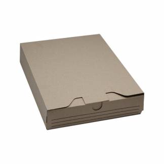 Arkiv&aelig;ske, Master'in Access indre dim: 320 x 245 x 58 mm, 1-lags E-flute, 2.000 mm, FEFCO 0426, Testliner brun, bundt a 50 stk, FSC Mix 70\%