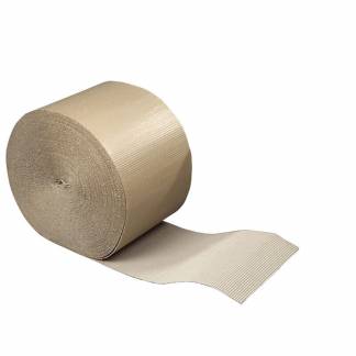 B&oslash;lgepaprulle, Indhold : 130 g/m2 B-flute, 150 mm x 75.00 m, B&oslash;lgepap brun, rullev&aelig;gt: 1.36 kg palle a 52 ruller