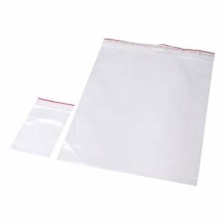 Lynl&aring;spose, Grippie, 50 &micro;m, 150 x 180 mm LD-PE, Transparent, Uden tryk lynl&aring;slukning, pakke a 1000 stk F&oslash;devaregodkendt