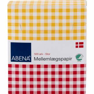 Sm&oslash;rrebr&oslash;dspapir, 41 g/m2, 145 x 120 mm naturlig, Pergamentpapir pakke a 500 stk, F&oslash;devaregodkendt