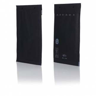 Boblepose, Boblekuvert, 17/G, 282 x 600 mm indre dim: 350 x 250 mm, Kort side &aring;ben peel&seel, 50mm selvh&aelig;ftende klap, Sort v&aelig;gt: 2.900 kg, pakke a 100 stk FSC Mix Credit