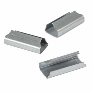 Strap forsegling, Metalplombe, AV406 benl&aelig;ngde 12.00 mm, bredde 12.00 mm tykkelse: 3.000 mm, metal, glat metallic grey, karton a 2000 stk